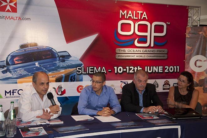 Ocean Grand Prix World Championship Malta - Press conference 2011 © Ronald Balzan